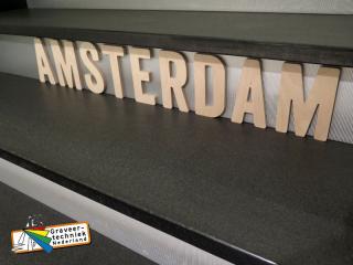 Berken triplex, losse houten letters, 9mm dik